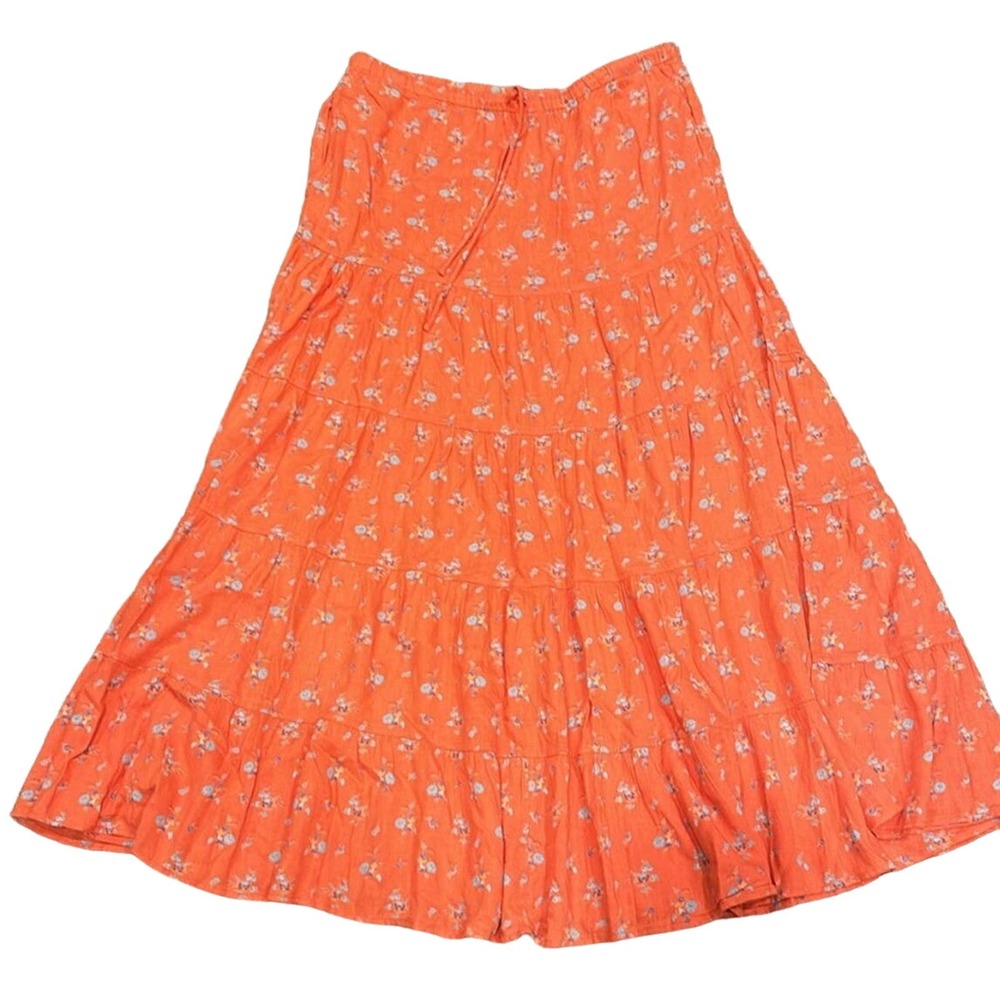 Free People / Nova Tiered Maxi Skirt / Boho Floral Maxi - Picture 3 of 3